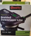 New unopened  Scottish braided downrigger  line