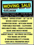 Moving Sale
