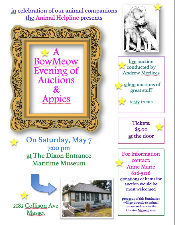 Animal Helpline's BowMeow Evening of Auctions and Appies