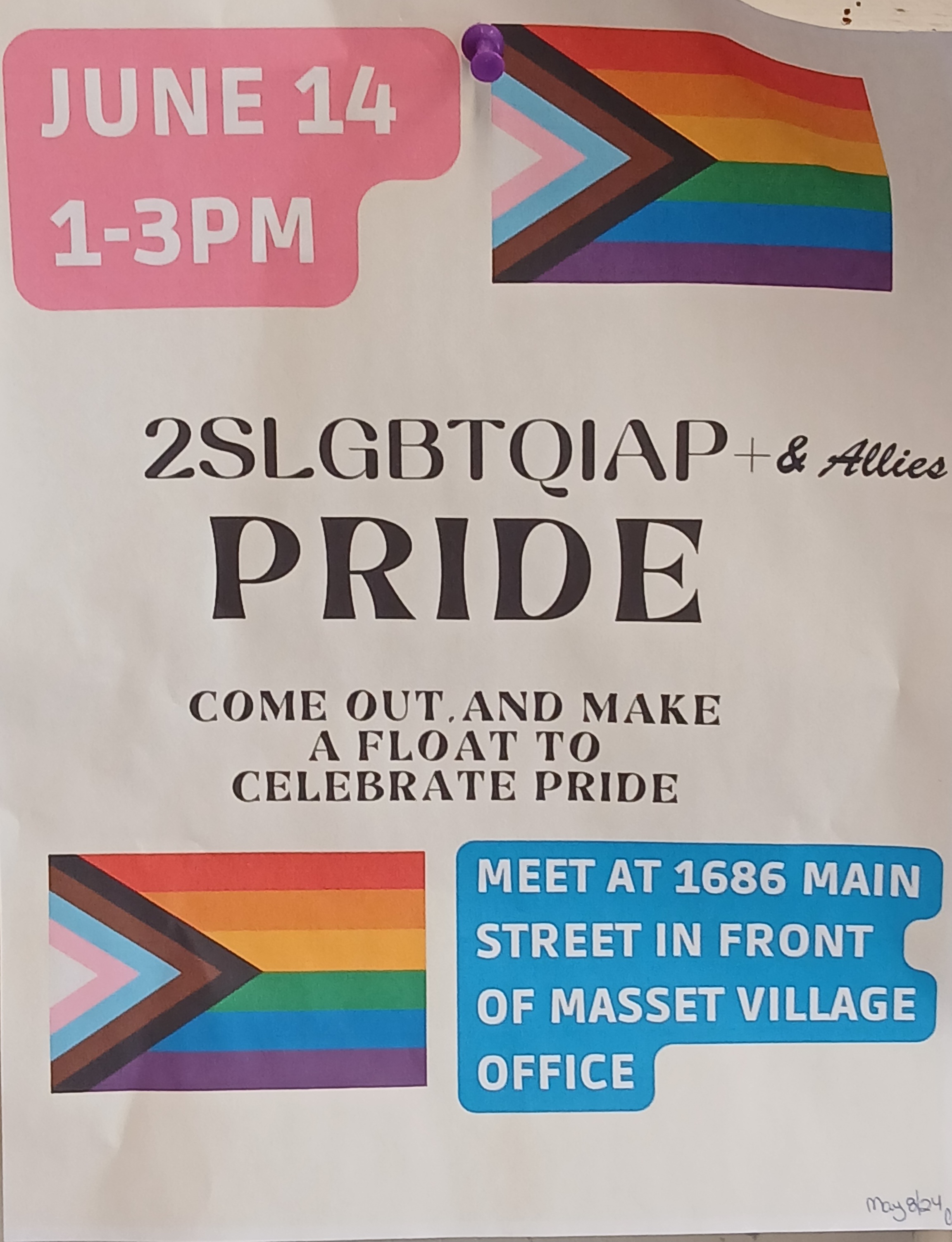 2SLGBTQIAP & allies Pride Day