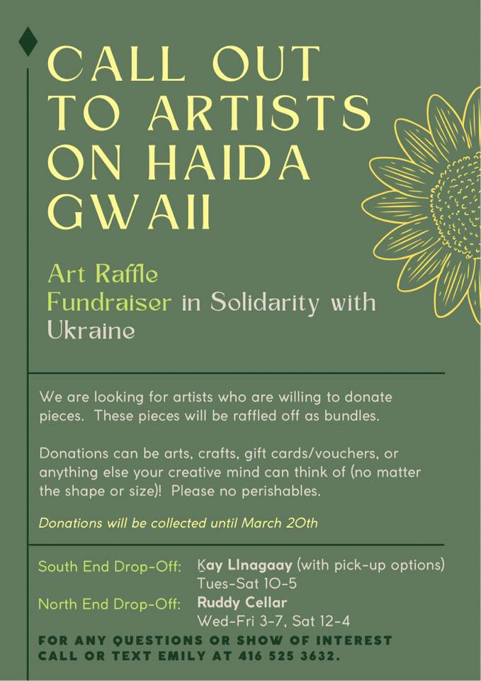 Art Raffle Fundraiser for Ukraine