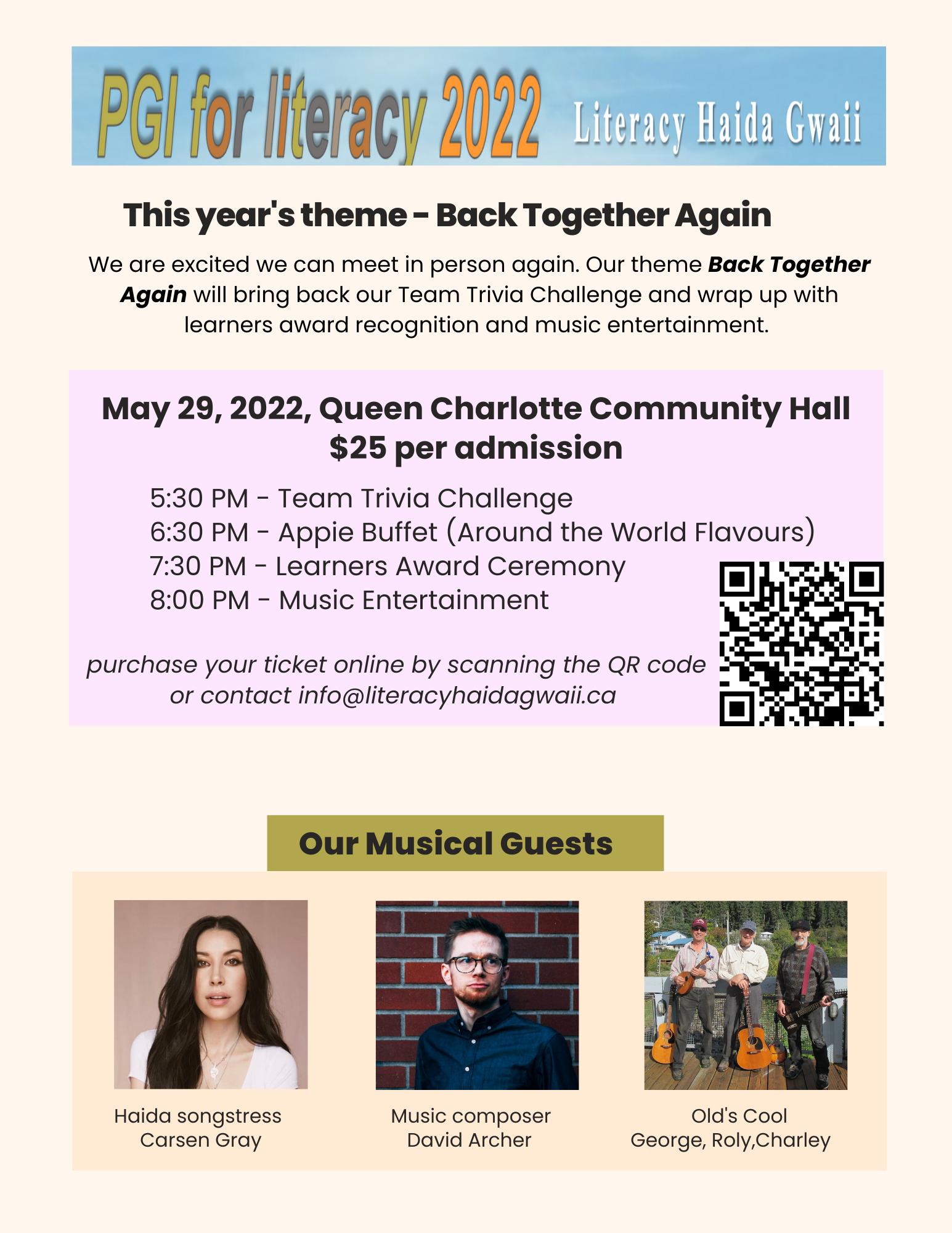 PGI Fundraiser - Back Together Again