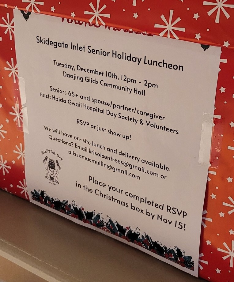 Skidegate Inlet Senior Holiday Luncheon