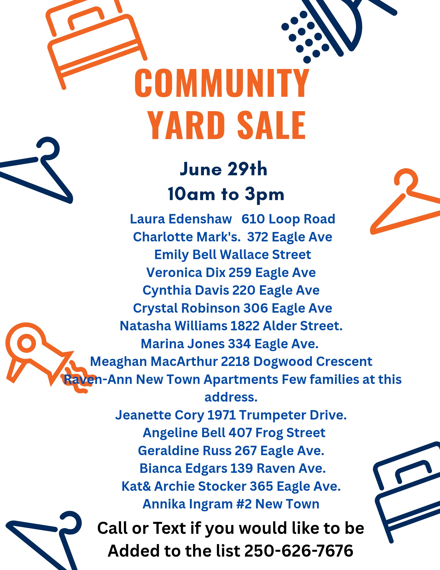 Community Yard Sale