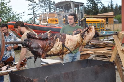 Moresby Explorers Pig Roast