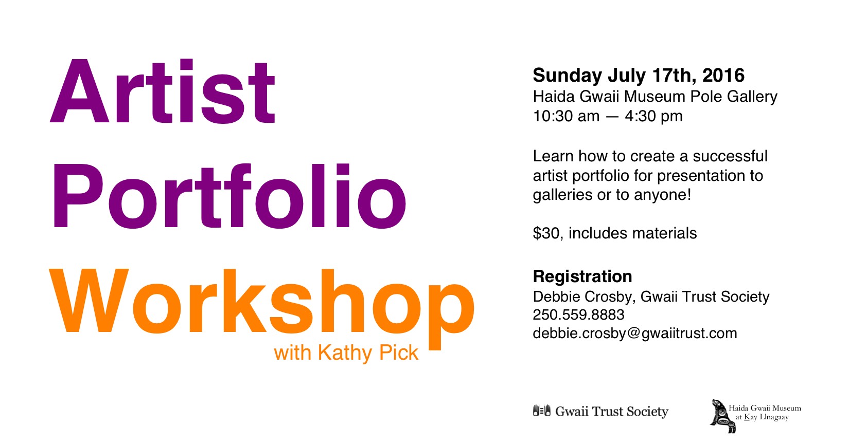 Artist Portfolio Workshop with Kathy Pick