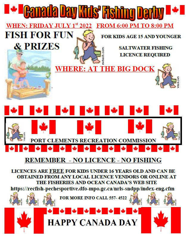 Canada Day Kids Fishing Derby