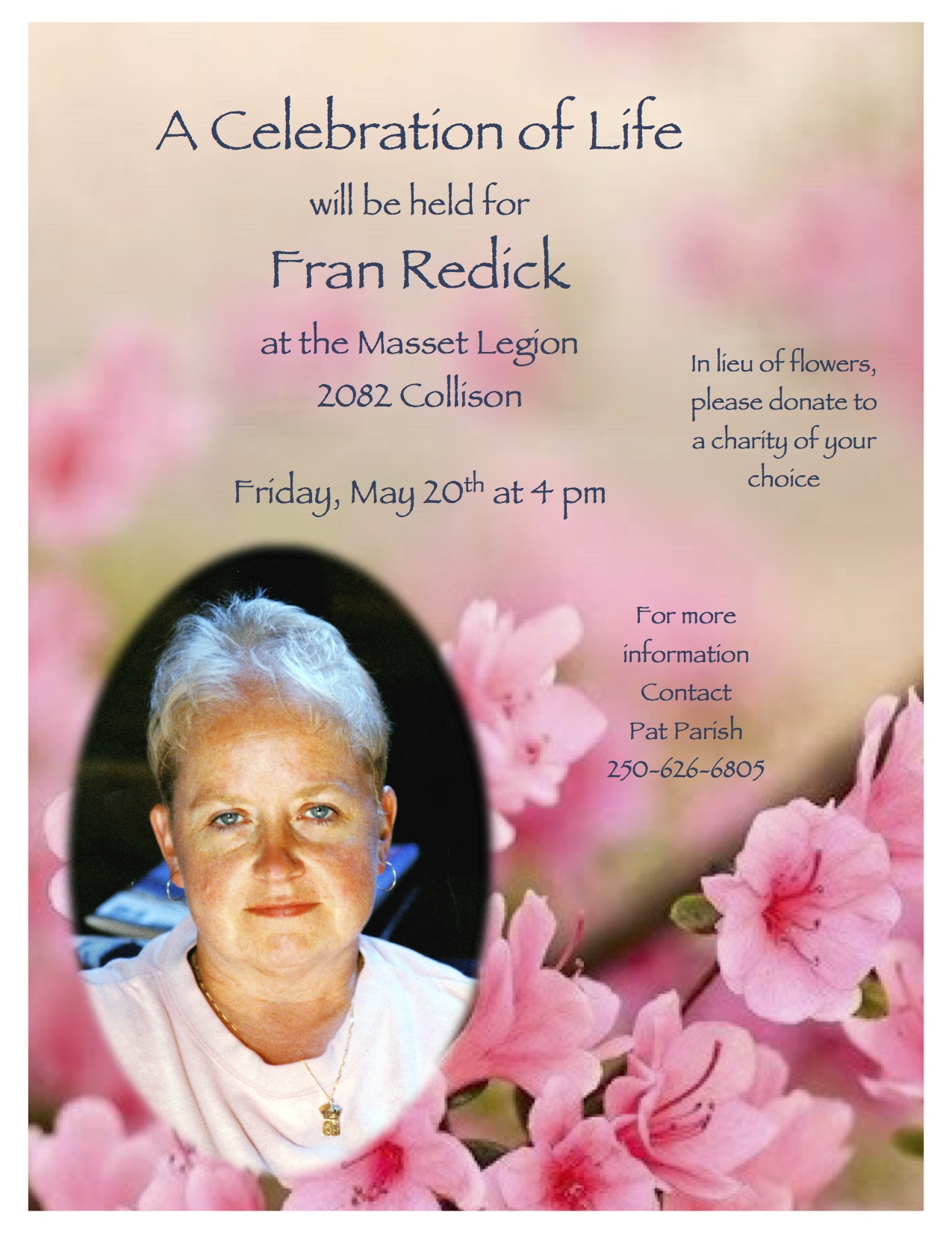 A Celebration of Life for Fran Redick