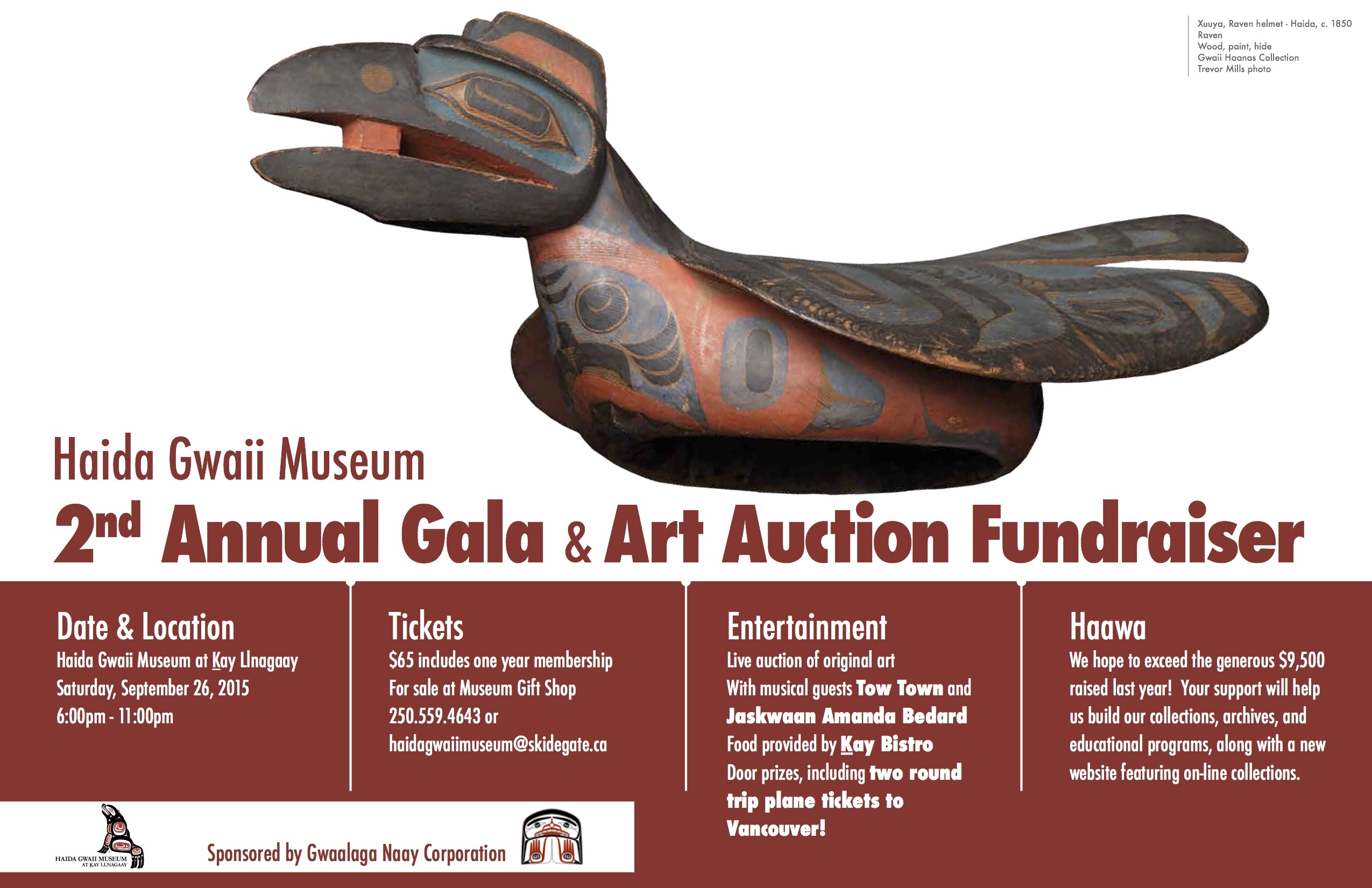 Haida Gwaii Museum 2nd Annual Gala & Art Auction 