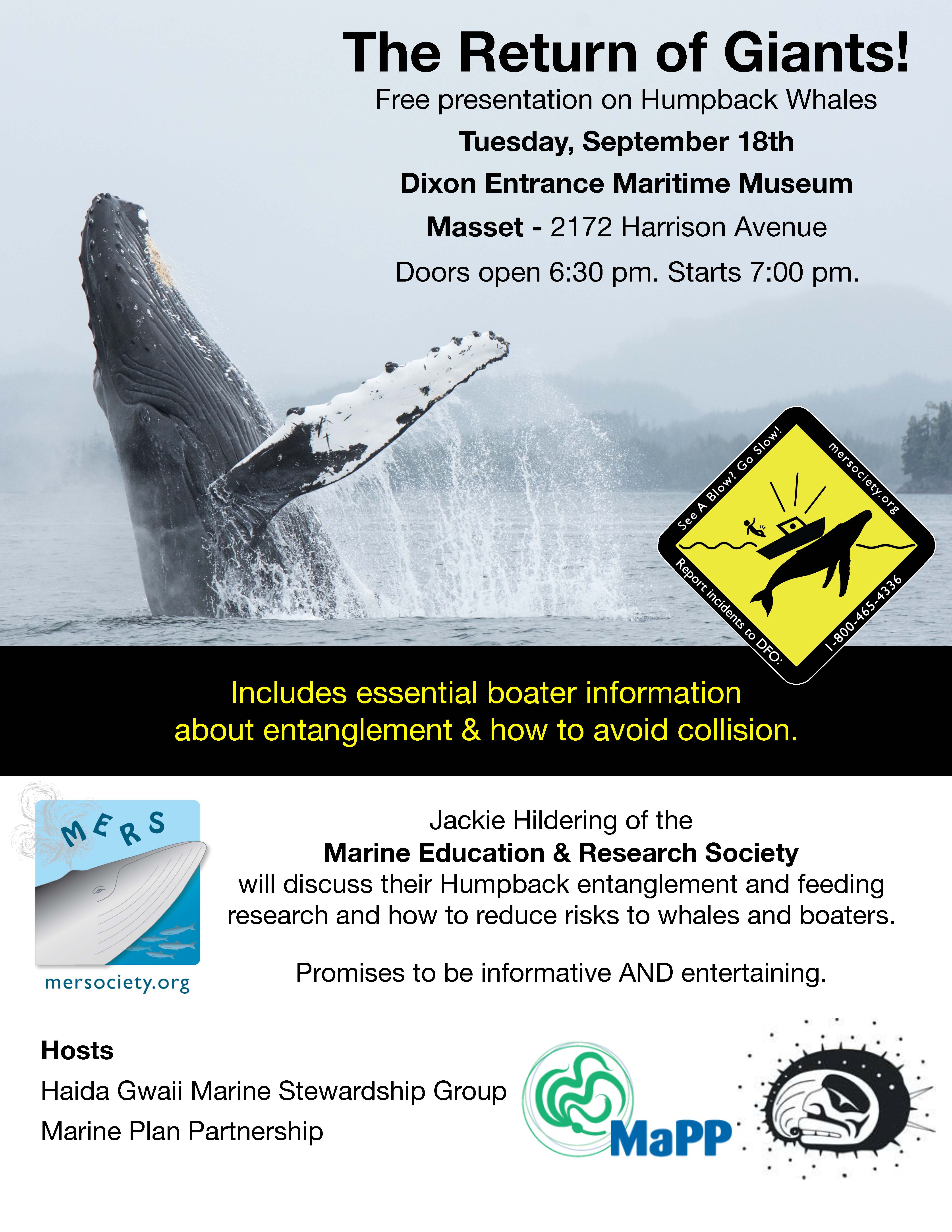 The Return of Giants - presentation on Humpback Whales