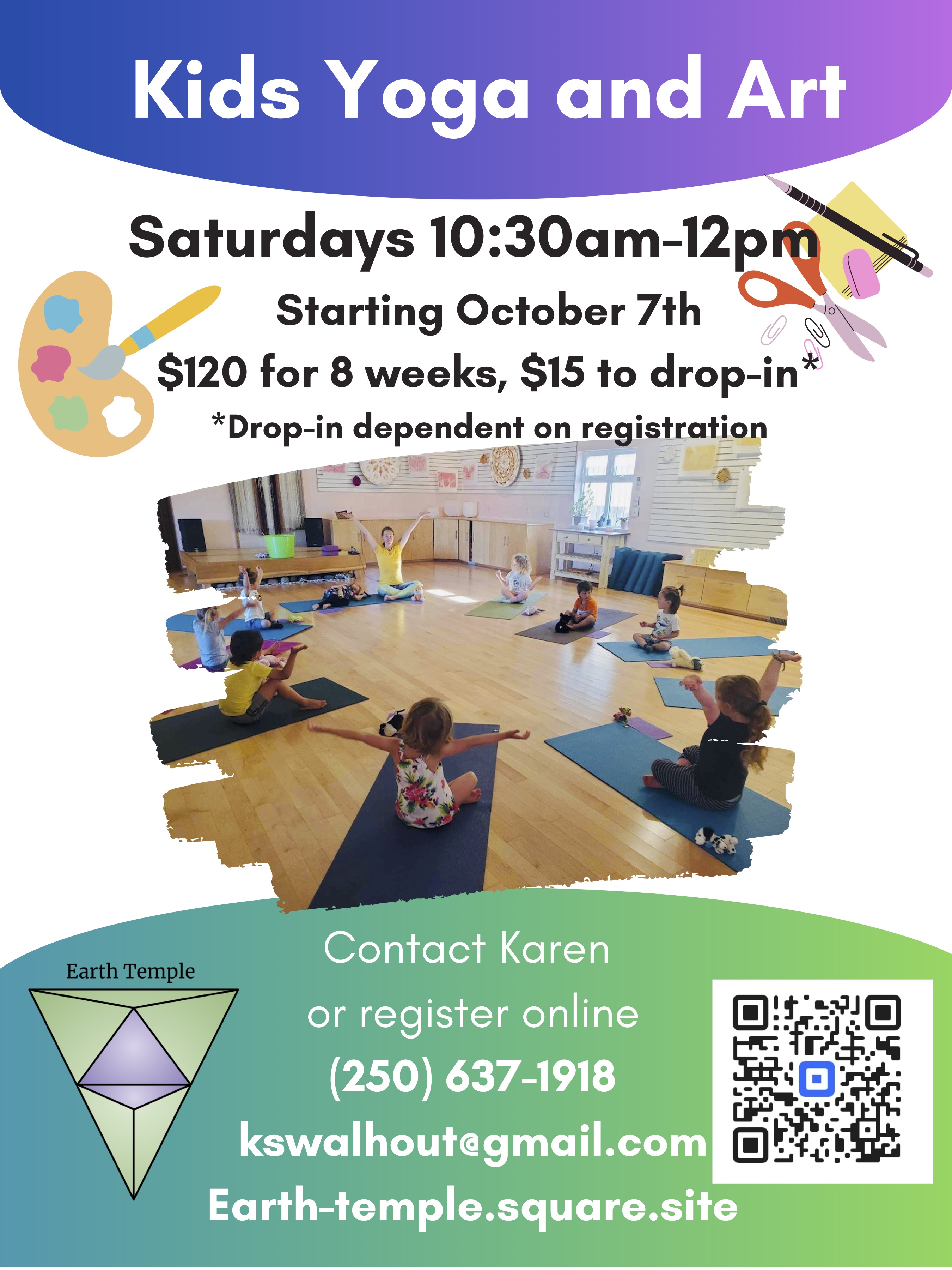 Kids Yoga and Art (Ages3-6)