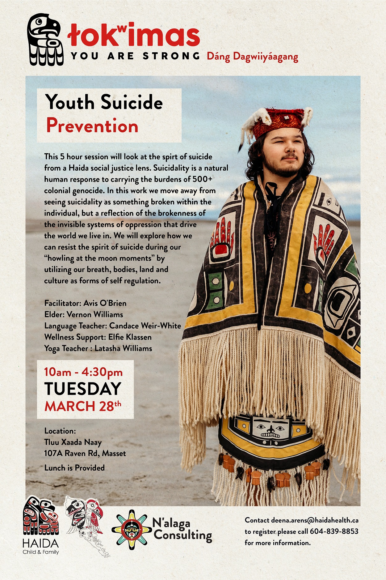 Haida Youth Suicide Prevention Workshop
