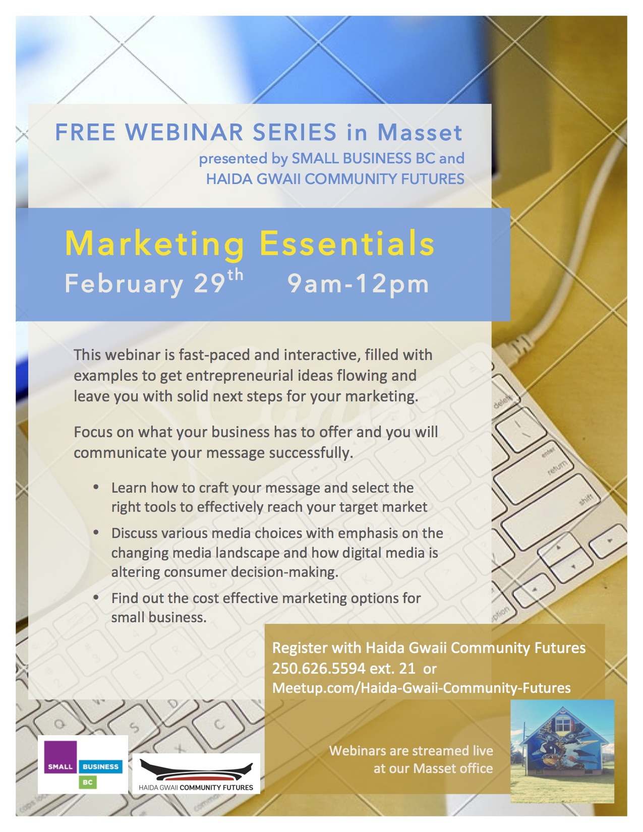 FREE WEBINAR Marketing Essentials