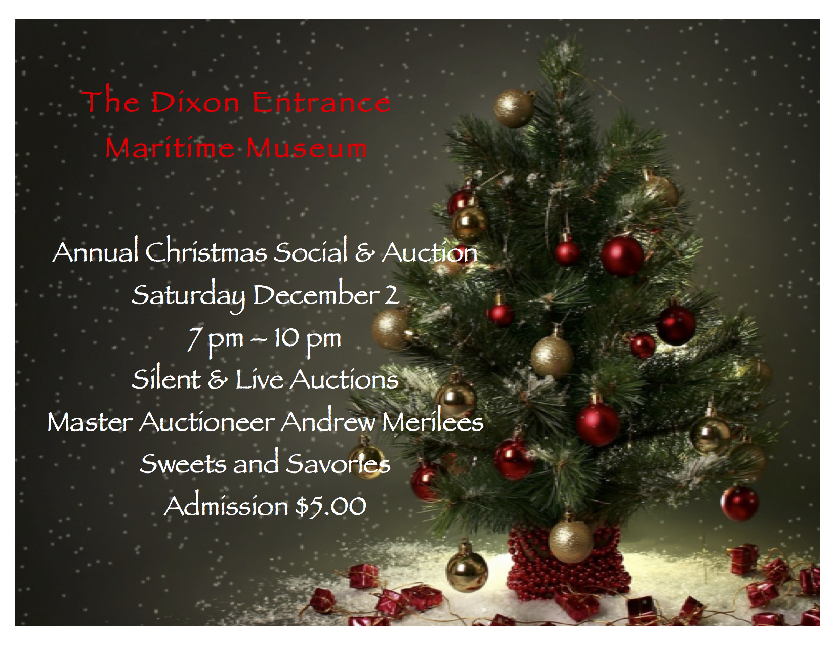 Dixon Entrance Maritime Museum Christmas Social