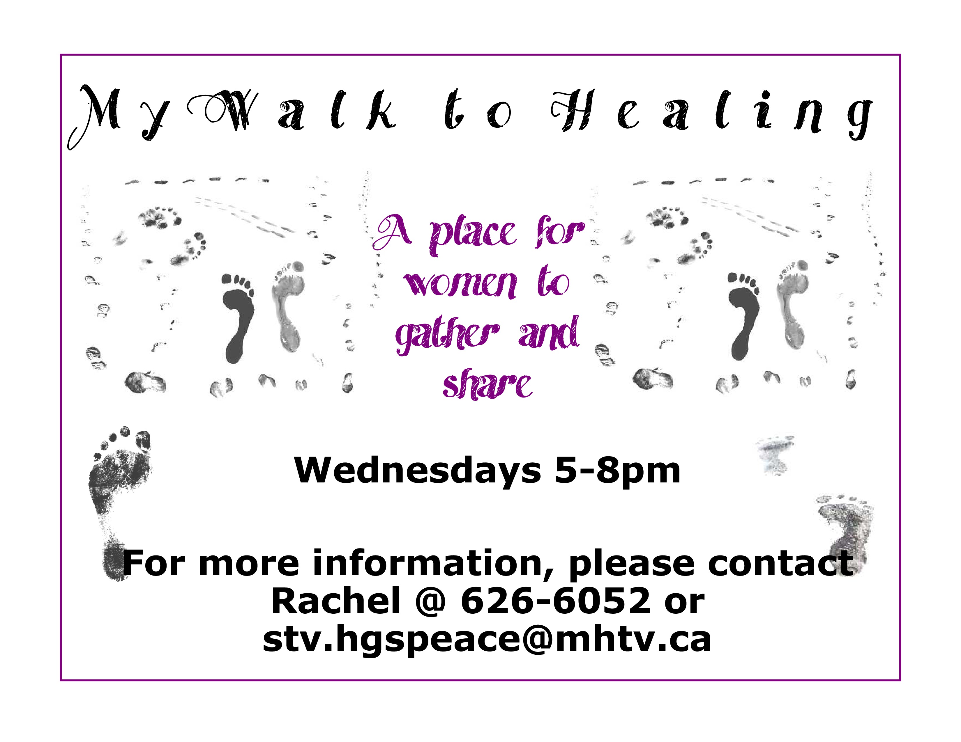 My Walk to Healing: Women's Group