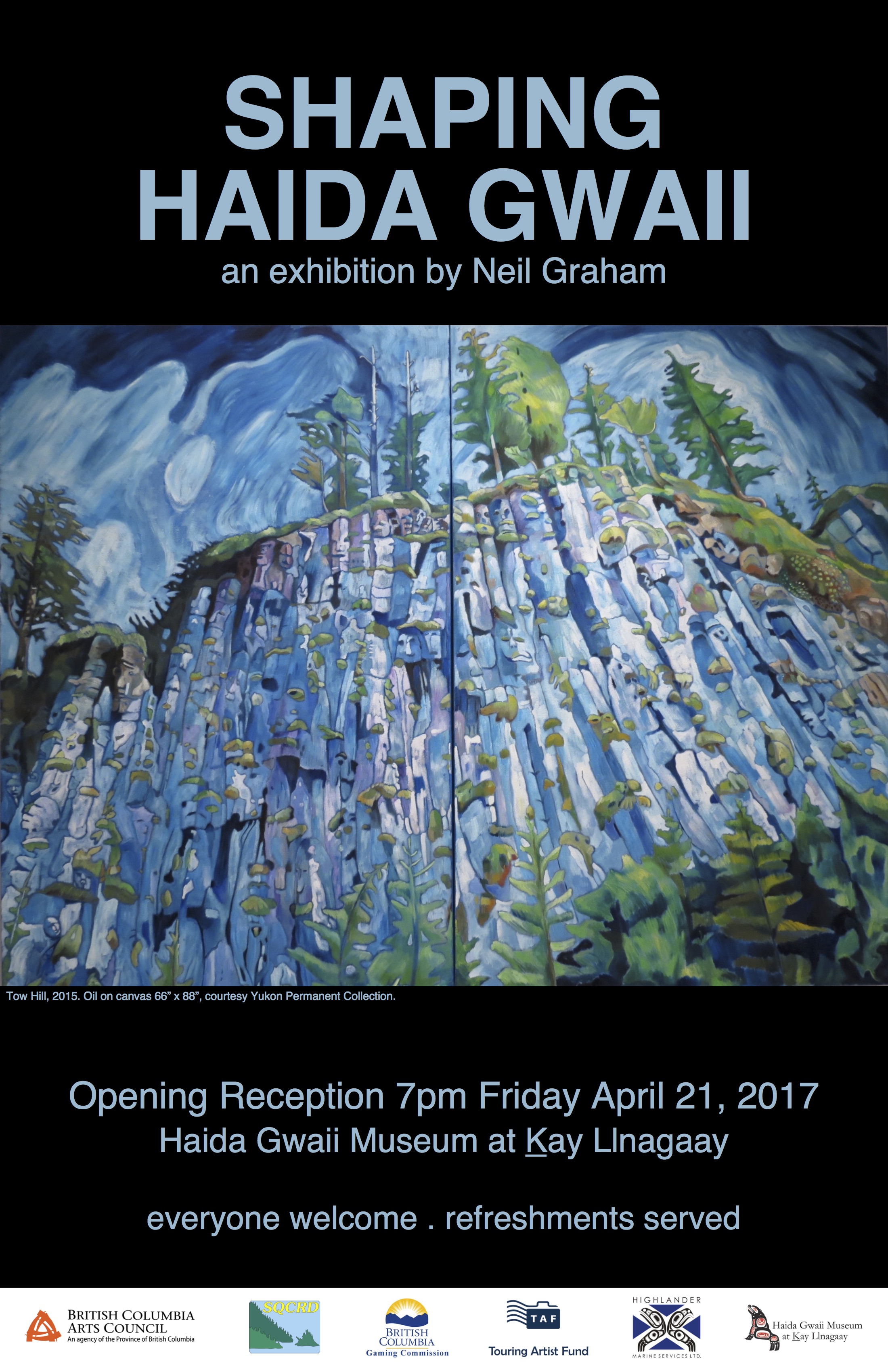 Exhibition Opening: Shaping Haida Gwaii, by Yukon artist Neil Graham