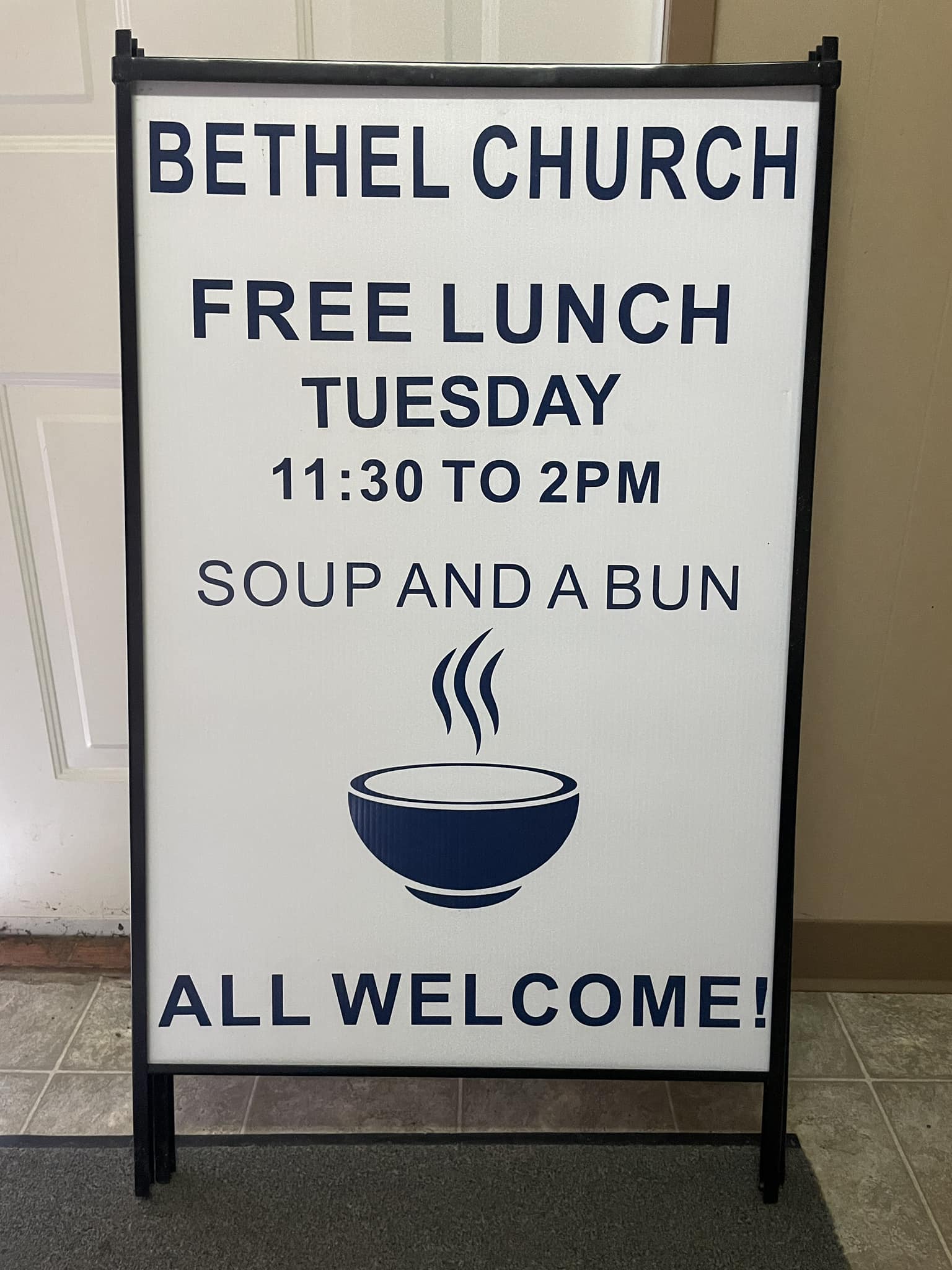 Bethel Assembly Free Hot Soup Lunch