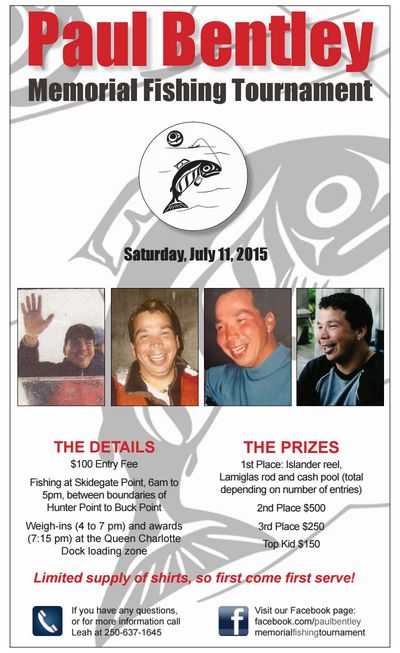 Paul Bentley Memorial Fishing Tournament