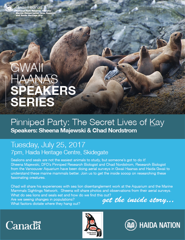 Gwaii Haanas Speakers Series: Pinniped Party: Secret Life of Kay