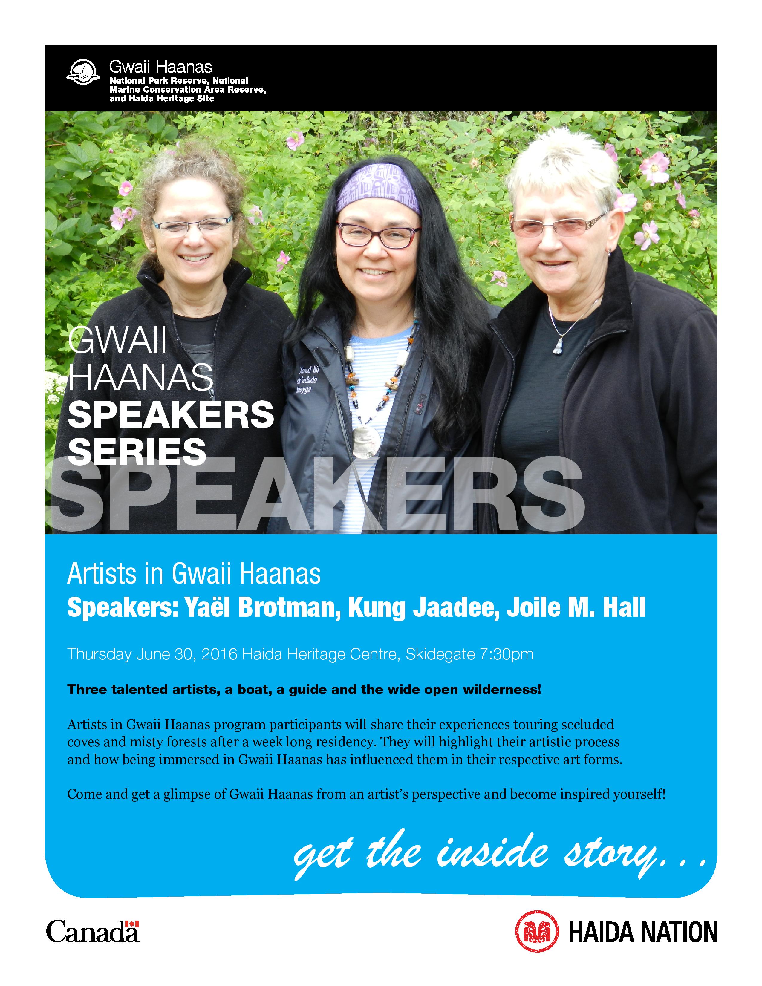 Speaker Series: Artists in Gwaii Haanas