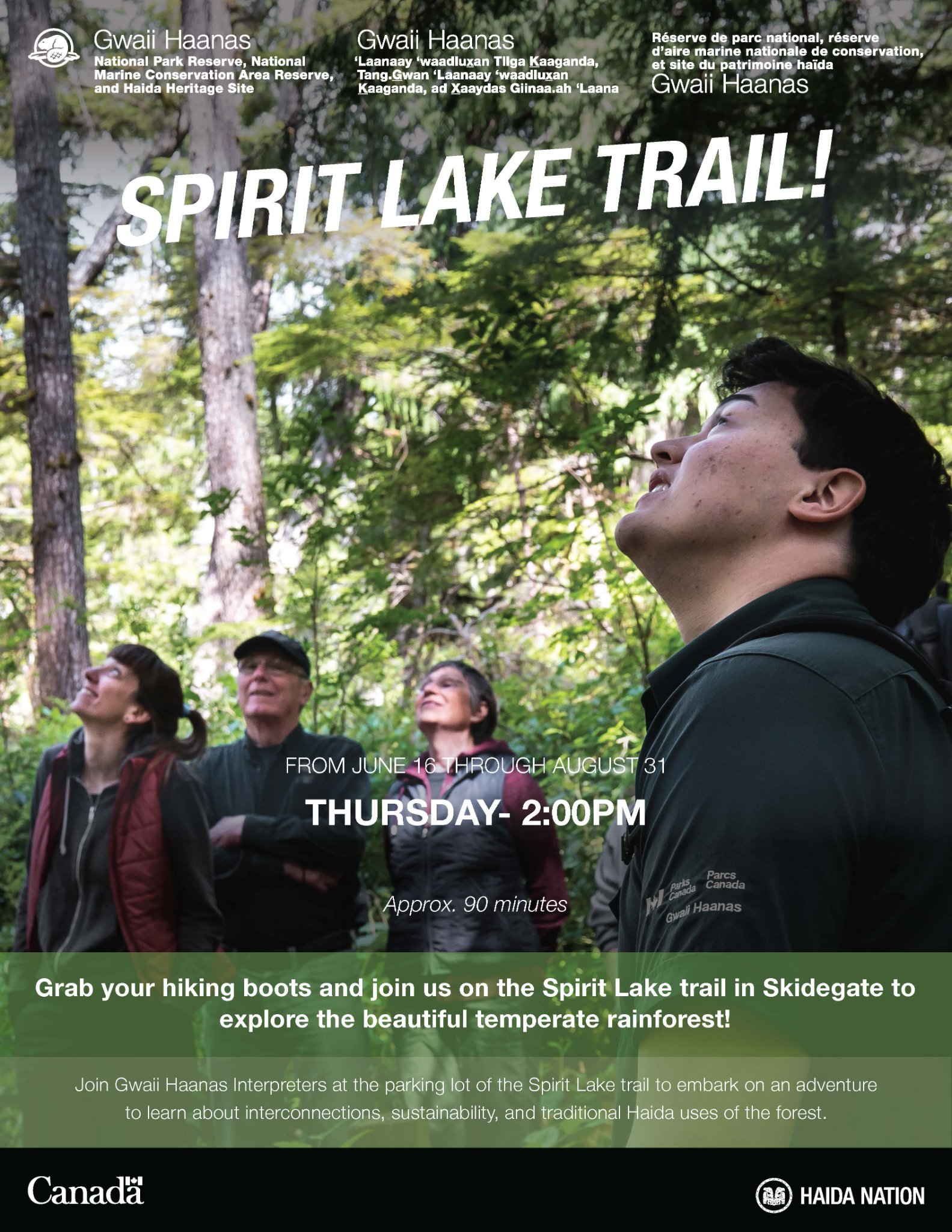 Spirit Lake Trail Interpretive Walks