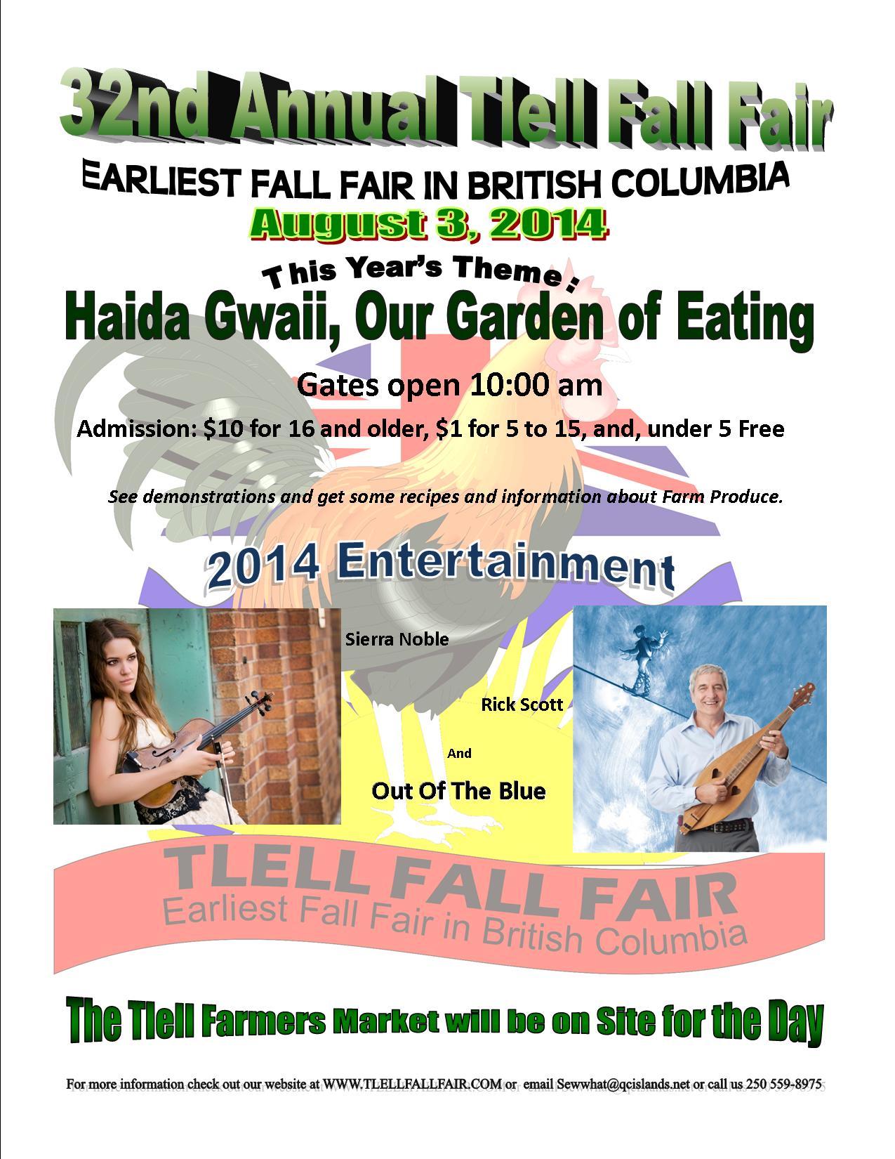 32nd Annual Tlell Fall Fair