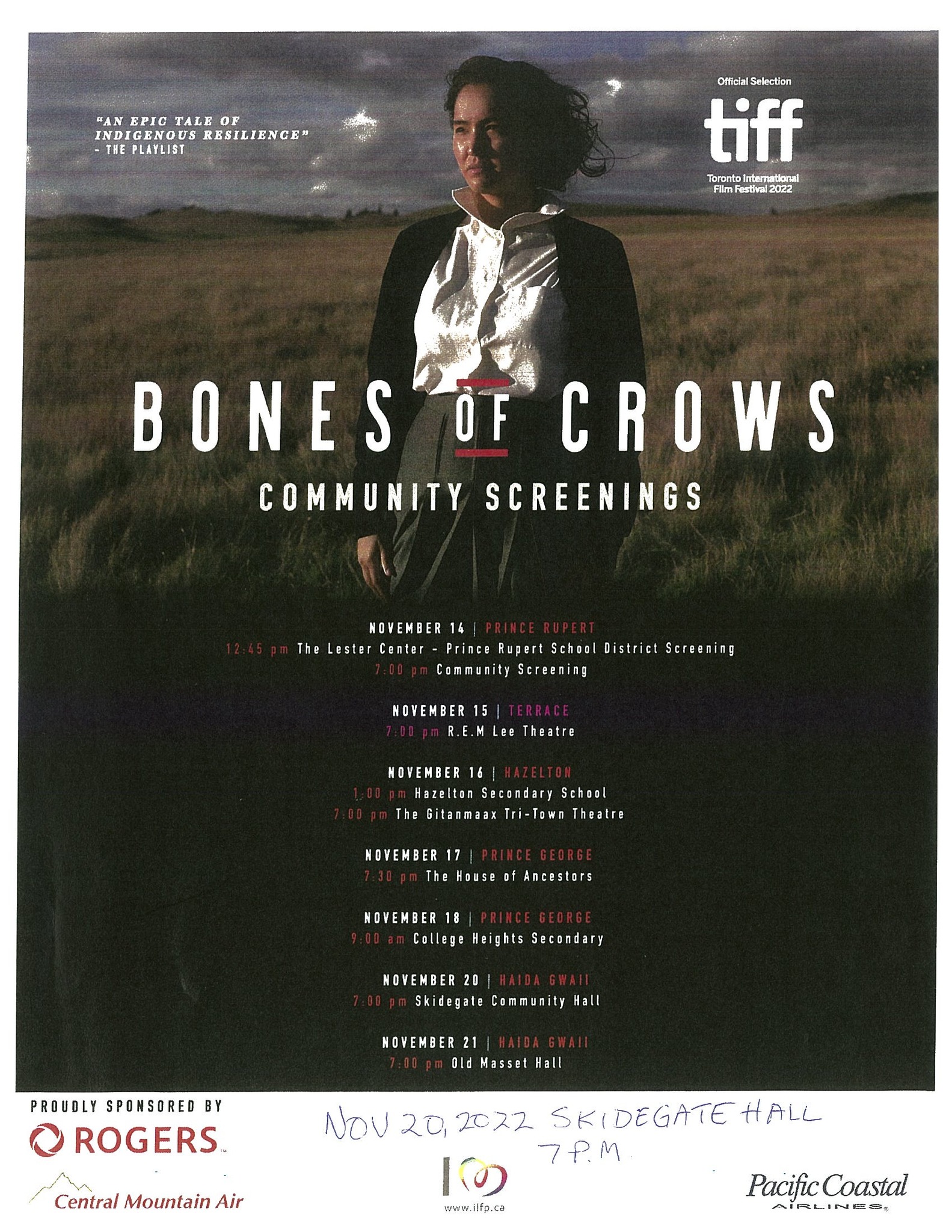 Bones of Crows Community Screening