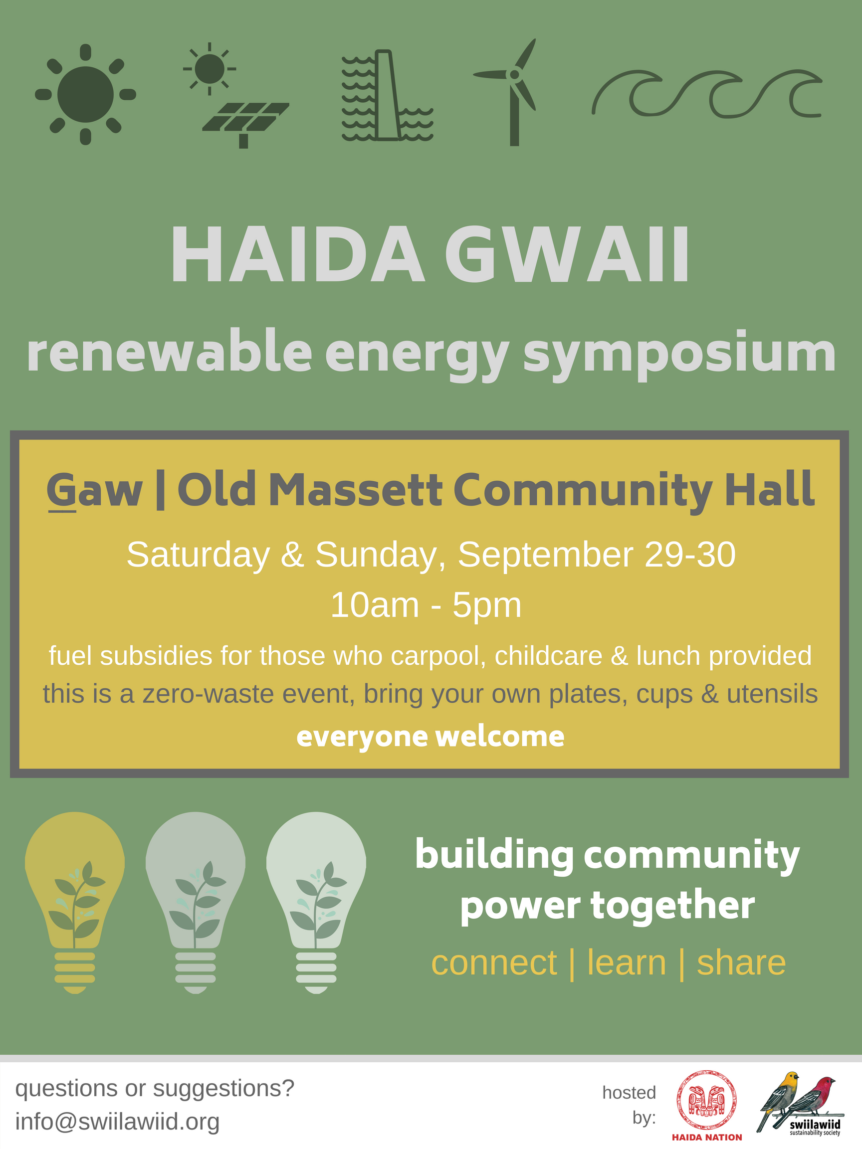 HAIDA GWAII renewable energy symposium 