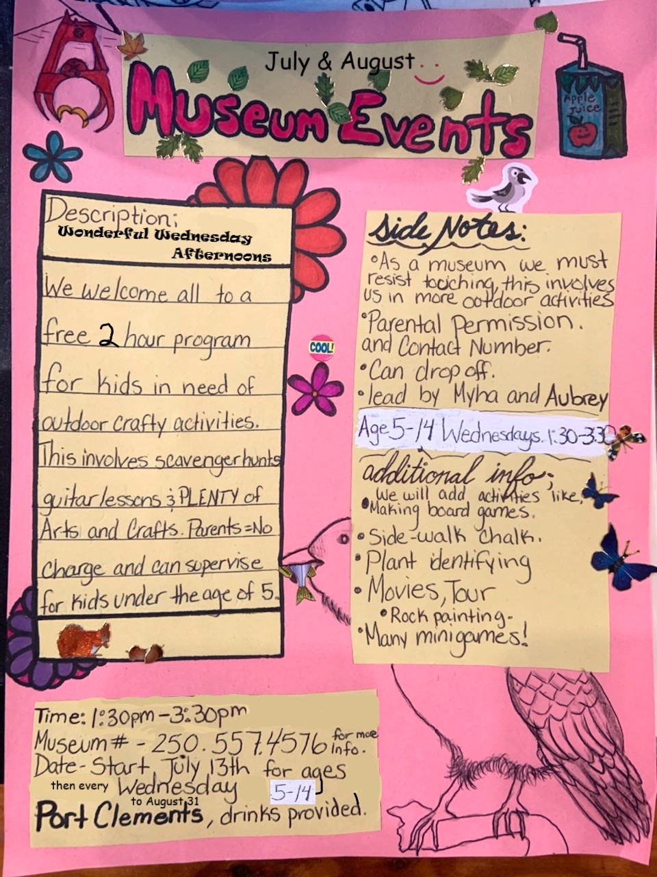 Wonderful Wednesday Afternoons at the Port Clements Museum