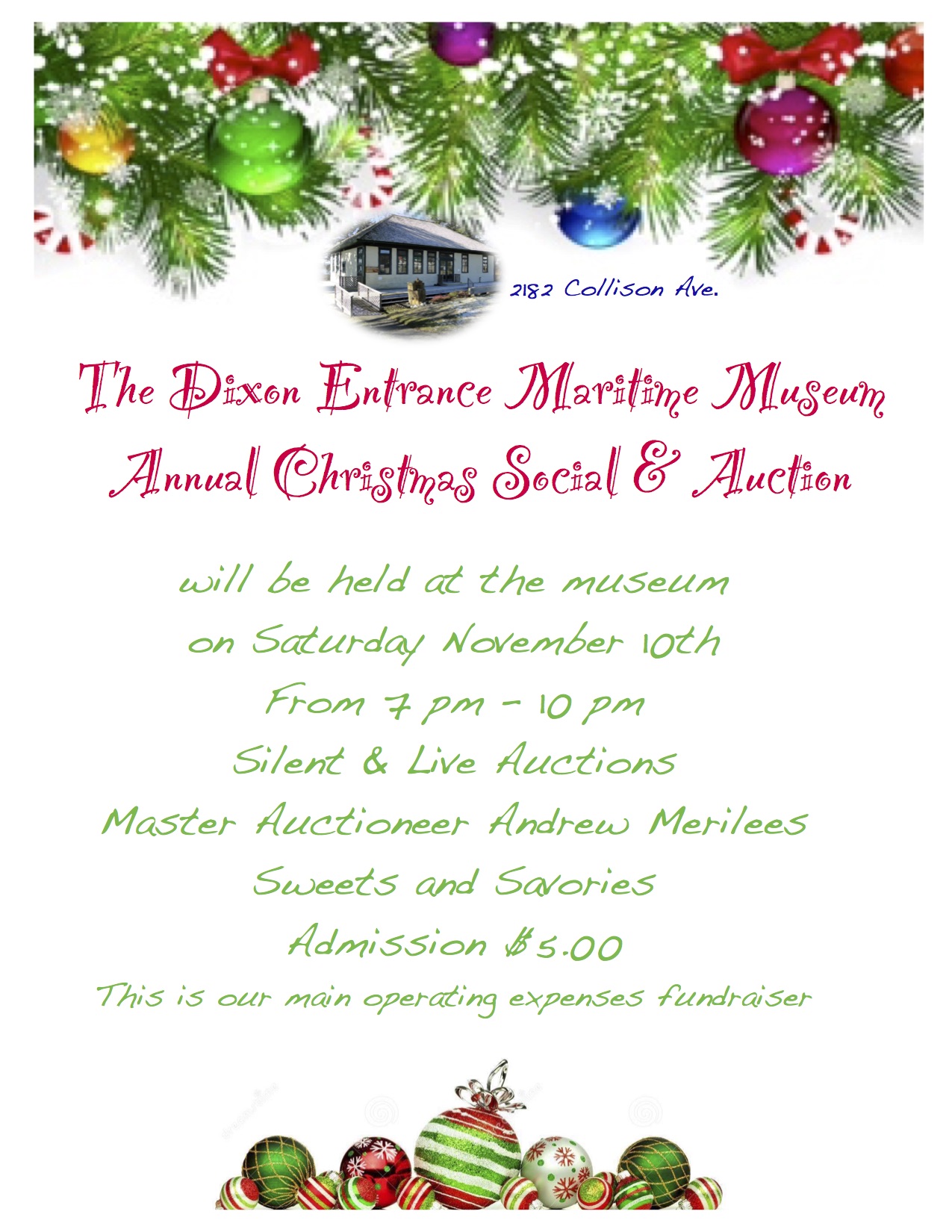 Christmas Social and Auctions